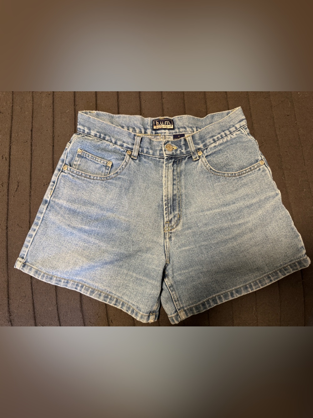 B.U.M denim high-waist light blue women’s shorts